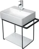 Metallkonsole DURASQUARE wandh für Handwaschbecken 073245 Produktbild-Vorschau 1
