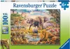Savane africaine Jigsaw Puzzle, 100pcs XXL Voir les images du produit 1