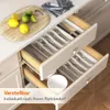 Besteckkasten für Küche, Ausziehbarer Besteckschublade 6-8 Produktbild-Vorschau 4