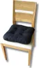 Cuscino trapuntato per sedia nero 38x38x8 cm - 0001 seduta Anteprima dell’immagine prodotto 2