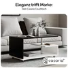 CASARIA® Couchtisch Schwarz Weiß Holz mit Stauraum 95x55cm Produktbild-Vorschau 3