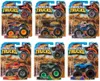 A collage of six blister packs, each containing a Hot Wheels Monster Truck toy. Podgląd zdjęcia produktu