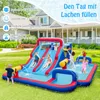 COSTWAY nafukovací vodný park so šmykľavkami, obrovský Náhľad obrázku produktu 2
