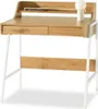 Bureau minimaliste RENO - blanc / chêne Voir les images du produit 1