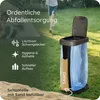 Novaliv 3 Stück Müllsackständer mit Deckel für 70L-120L Produktbild-Vorschau 2