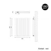 SONNI 630×850mm Biały Dwuwarstwowy grzejnik płytowy Podgląd zdjęcia produktu 8