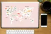 MuchoWow® Laptop Aufkleber Sticker Cover Weltkarte - Kinder Produktbild-Vorschau 2