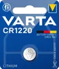 A Varta CR1220 lithium battery in its retail packaging. Produktbild-Vorschau