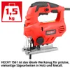HECHT 1561 Stichsäge | 800 W / 230 V | bis ±45° | Produktbild-Vorschau 4