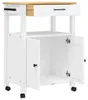 vidaXL Küchenwagen MONZA 60x40x88,5 cm Massivholz Kiefer Produktbild-Vorschau 4