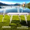 AREBOS Table de camping pliable 90x51,5 cm | Réglable en Voir les images du produit 6