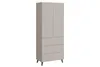 MINIO – Hoge kast met lades, model LOKET 70, kasjmierbeige Productafbeelding-voorbeeld 1