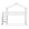 Flieks Lit superposé 90x200cm avec escalier, lit d'enfant Voir les images du produit 5