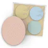 itenga 40x Bierdeckel rund Geometrie Pastell Muster Produktbild-Vorschau 2