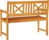 vidaXL Bank voor buiten, natuurlijke stijl, 110 x 56 x 90 Productafbeelding-voorbeeld 5