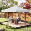 A family is enjoying a meal under a white canopy in a backyard setting. Náhľad obrázku produktu