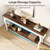 Tribesigns 180 cm langer Sofatisch, Vintage-Konsolentisch Produktbild-Vorschau 6