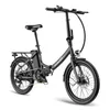 Elektro-Klapprad Pedelec 20 Zoll 250 W Shimano 7-Gang 36 V Produktbild-Vorschau 2