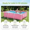 Rechteckiges Schwimmbeckenrahmen - 220 x 150 x 60 cm - Rosa Produktbild-Vorschau 10