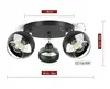 Lampa Wisząca Sufitowa Żyrandol Czarna Szklane Kule Black Podgląd zdjęcia produktu 5