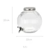 Glas-Getränkekrug mit Zapfhahn 5,5 l Produktbild-Vorschau 15