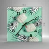 Wanduhr - Quadrat - Glasuhr - Ananas Obst Saft - 40x40cm - Produktbild-Vorschau 3