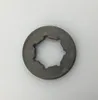 A single metal sprocket with a star-shaped center hole, placed on a white background. Produktbild-Vorschau
