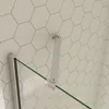 AICA 80x185cm Schwenktür mit Seitenteil，6mm NANO Produktbild-Vorschau 6