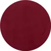 A circular rug in a deep red color. Produktbild-Vorschau