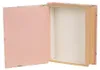 Clayre & Eef Scatola porta libri 17x14x5 cm Cartone rosa Anteprima dell’immagine prodotto 3