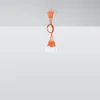 Hanglamp DIEGO, oranje, 3xE27x60W, kunststof, afmetingen: Productafbeelding-voorbeeld 6