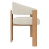 Flieks ergonomische eethoekstoel, set van 4, met dikke Productafbeelding-voorbeeld 8