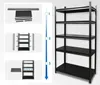 Schwerlastregal 4er Set 200x100x40 cm - Metallregal - Produktbild-Vorschau 6