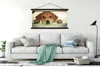 MuchoWow® Textilposter Ein Welpe schaut durch einen Zaun Produktbild-Vorschau 3