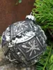 Christbaumkugel Cosmata Glitter, grau Produktbild-Vorschau 2