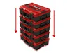 A stack of red and black toolboxes. Anteprima dell’immagine prodotto