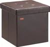 Čalouněný skládací taburet s úložným prostorem 38 x 38 x 38 Náhled obrázku produktu 9