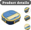 Thermo-Bentobox, Brotdose Box mit Thermo-Mittagessen Bento Produktbild-Vorschau 4