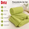 Betz Fleecedecke 2 Stück 130x170 cm 180g/m² – Wohndecke & Produktbild-Vorschau 6