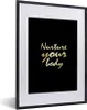 MuchoWow® Gerahmtes Poster Zitate - Gesund - Gold 30x40 cm Produktbild-Vorschau 1