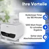 CLATRONIC HBB 3734 Vzpriamený naparovač odevov 1200 W Biela Náhľad obrázku produktu 12