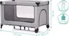 lit de voyage fillikid Travel Melange Grey Voir les images du produit 6