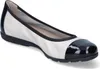 Caprice 22152 Ballerina Regular Cream/Black Größe EU 39 Produktbild-Vorschau 5