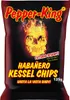 Verpackungsbild XOX Pepper King Habanero Chips extra scharf mit Chiliaroma pur 125g Produktbild-Vorschau
