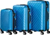 Set di valigie Zelsius 3 pezzi, blu, valigia da viaggio in Anteprima dell’immagine prodotto 6