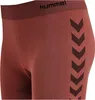 hummel First Seamless kurze Tights Damen marsala XS/S Produktbild-Vorschau 4