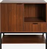 A wooden sideboard with black metal legs and shelf. Anteprima dell’immagine prodotto