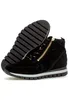 A pair of black leather Gabor Comfort ankle boots with a side zipper and a thick sole, shown against a white background. Produktbild-Vorschau