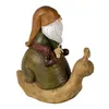 Clayre & Eef Figur 10x5x10 cm Braun Kunststoff Produktbild-Vorschau 2