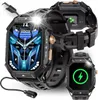 Smartwatch Męski Militarny Wodoodporny Rozmowy Polskie Menu Podgląd zdjęcia produktu 1